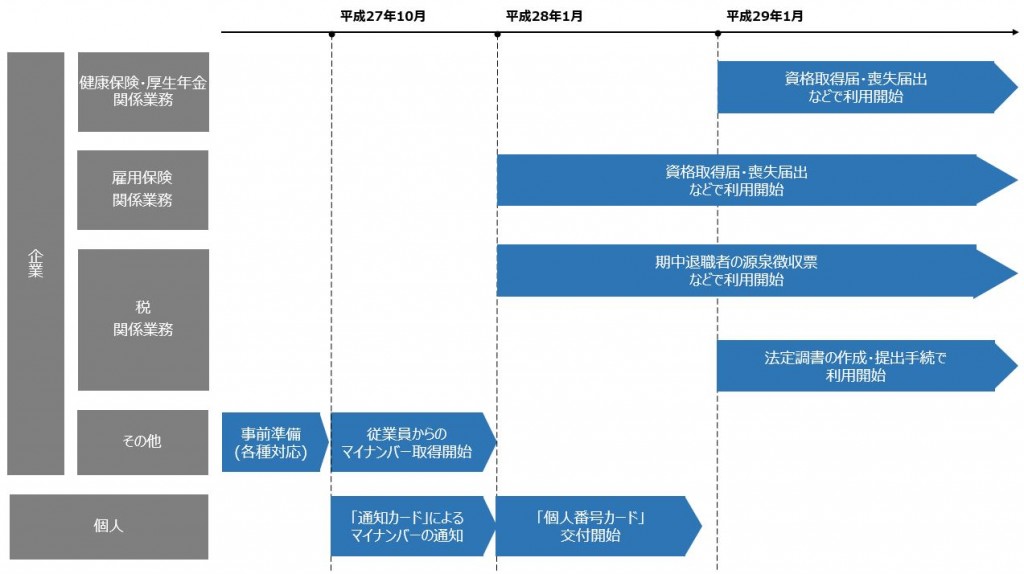 マイナンバースケジュール